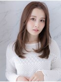 【ROMA銀座】美肌ラベージュ/20代30代40代/色っぽレイヤーロング
