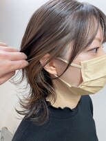 グーフィートーキョー 銀座(Goofy Tokyo)&nbsp;ナチュラルイヤリングカラー/ウルフカット/ブラウン