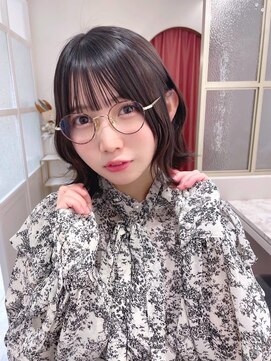 ランド 原宿表参道(LAND) グレージュカラー/ボブウルフ/黒髪カタログ/ココアベージュ/20代