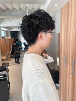 ガリカ 博多(Gallica)&nbsp;【石河安奈】爽やかモテ髪メンズナチュラルスパイラルパーマ