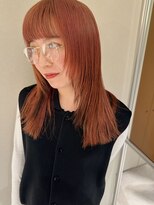 ハイトーン　暖色カラー　ナチュラルハイトーン