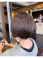 サラジュ 西宮北口店(SARAJU) 【SARAJU 西宮北口店】艶髪丸みショート/ブラウン