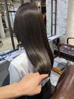 Liberte銀座 大人可愛い小顔ショート×ミルクティーベージュ