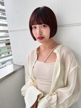 サンド 鹿児島中央(sand) ボブ/黒髪/グレー/韓国ボブ/髪質改善[鹿児島中央駅]