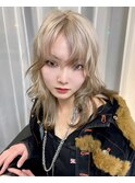 ホワイトベージュ×ブラウン