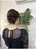 アップお呼ばれヘアアレンジ 【立川/袴着付け/立川/国立】