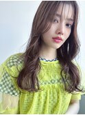 オリーブベージュショートミニボブグレージュブリーチレイヤー