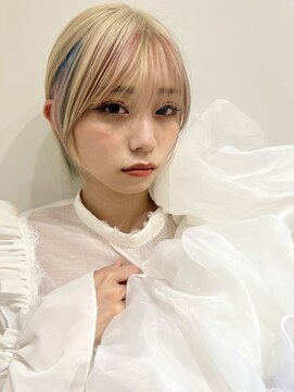 ネイロ 錦糸町(NeiRo) 魅力倍増カールセミディシアーカラーダークアッシュショートヘア