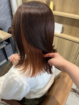 テラスヘア 長岡(TERRACEhair) インナーカラーでイメージチェンジを