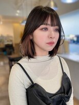 シー(SEA)&nbsp;レイヤーボブ/ピンクベージュインナーカラー