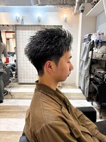 ルースト 京都河原町店(ROOST)&nbsp;スパイキーショートメンズショートピンパーマ