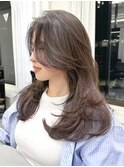 【韓国ヘア】レイヤーカット/顔まわりカット/艶髪/心斎橋