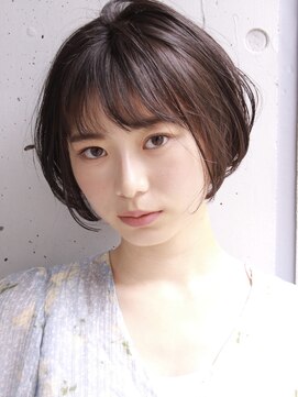 インセプション 銀座(INCEPTION) 切りっぱなしショート・ボブ/絶壁解消/前髪あり/30代/40代/面長