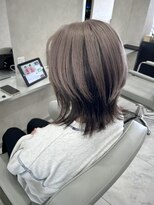 キング(K!ng)&nbsp;縮毛矯正髪質改善ハイライトレイヤーカット楠葉美容室エクステ