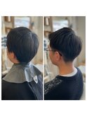 刈り上げツーブロック
