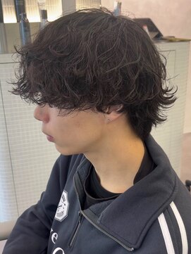 ベイルーム(BAYROOM by HONEY omotesando) 黒髪マッシュ/横浜シャドウパーマ/ツーブロック/スペインカール