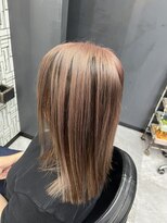 アローズ 久留米店(arose)&nbsp;アンブレラカラー　ピンクベージュ