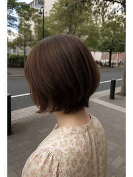 ヘアーディープ(hair deep) ショートボブ×アッシュブラウン