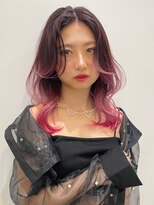 トルネード(TORNADO)&nbsp;韓国風グラデーションカラー ピンクベージュ M20250727