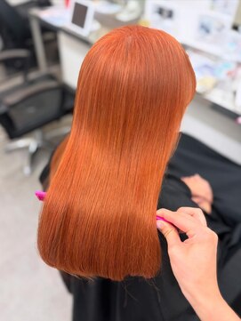 アオ(ao.) オレンジ/ハイトーン/髪質改善