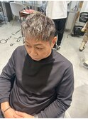 ホワイトメッシュ/ツイスト/ツイスパ/パーマ/メンズ/眉毛
