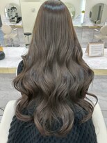 シェノン サントル(CHAINON CENTRE)&nbsp;梅田/黒髪/クラゲヘアー/オリーブグレー/小顔/ココアベージュ