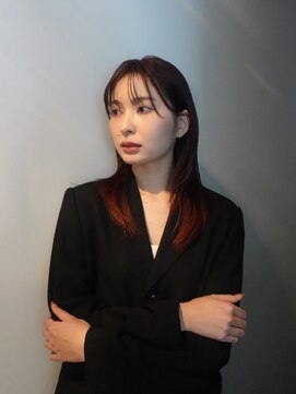 フォークロア 本店(Folk Lore) 少しモードなシースルータイトヘア