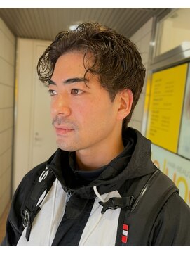 ラ ルーナ アレックス 阪急六甲店(la luna alex) ルーズショート/メンズカット/パーマ風スタイル/ラルフサーフ