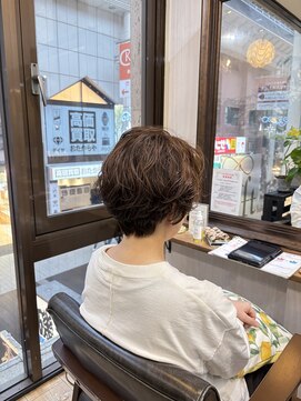 ギフト ヘアー サロン(gift hair salon) ショートボブ×パーマデザイン