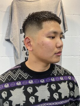 グッドプレイスアンドシング(Good Place&thing) メンズカットフェードスキンフェードバーバークロップ