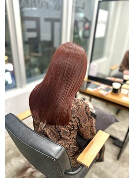 バトー バイ トリコ 船橋北口店(BATEAU by tricot) ブリーチなしチェリーレッド