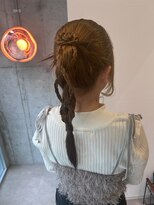 エッジ(EDGE) ねじり編みの編みおろしアレンジ