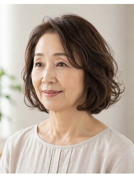 アヴァンス プロデュース バイ エガオ 大阪梅田店(AVANCE. PRODUCED by EGAO) 大人の女性に似合うパーマスタイル【デジタルパーマ】