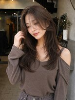 ヘアプレイスソル (HAIR PLACE SoL)&nbsp;透明感シアーブラウン/顔まわりカット/ハッシュカット
