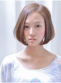 【VIRGO】縮毛矯正でボリュームワンカール 質感大人ボブ