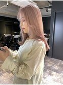 my17_ピンクミルクティーベージュ/ハイトーン/ダブルカラー