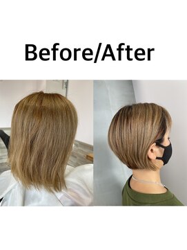 リーオオサカ(Lee Osaka) 【Lee大阪店】耳かけショートボブ/新出奈津樹