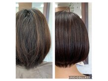 ヘアーサロン ノノ(Hair salon Nono)の雰囲気（髪質改善カラー。ボリュームとクセを抑え、扱い易い髪に）