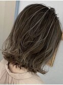 フェミニンガーリー ボブ ミディアム 顔まわりレイヤー 516