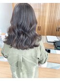 白髪染めでも明るめ透明感カラー