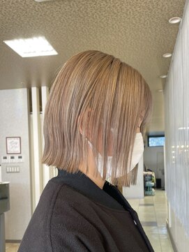 シャンプーボーイ 宮崎駅前店(SHAMPOO BOY) 黒染め履歴からのミルクティーベージュ(^^)