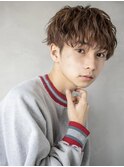 メンズ/マッシュ/波巻きパーマ/博多駅