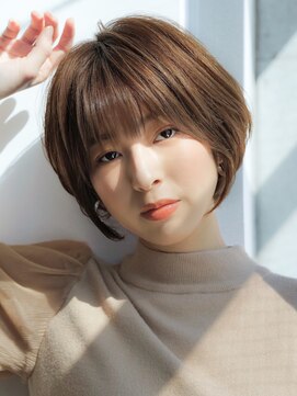 エインアンリー 表参道(AIN.ANLY.) 前髪あり大人小顔ショートボブ 30代40代50代【AIN.表参道】川原