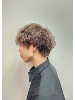 榮(Salon de 榮) メンズショート×パーマ×ハイライト