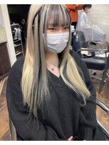 ガルボ ヘアー(garbo hair)&nbsp;#ガルボ#ハイトーン#エクステ#ブリーチ#プルエクステ#10代#20代