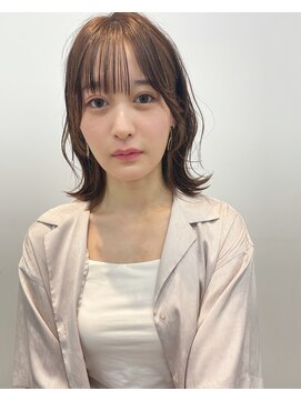 クク(coucou) 前髪スタイル×髪質改善カラー