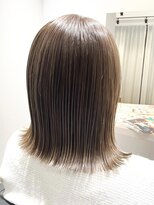 ストフ(stof)&nbsp;切っぱなしボブ/ブルージュカラー/外ハネボブ/Xトリートメント