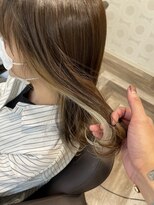 アンジェロ カリノ(Angelo Carino)&nbsp;【ちらっとお洒落】インナーカラー＿ミルクティーベージュ☆