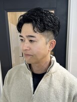 ベル 桑名(BHEL)&nbsp;三重桑名ニュアンスパーマフェザーパーマ緩めセンターパートヘア