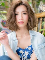 カバーヘア ブリス 大宮西口(COVER HAIR bliss) 小顔抜け感くせ毛風ニュアンスエアリーボブh4大宮20代30代40代